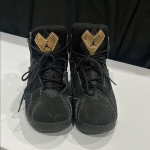 Jordan Kids Sneakers Black and Gold